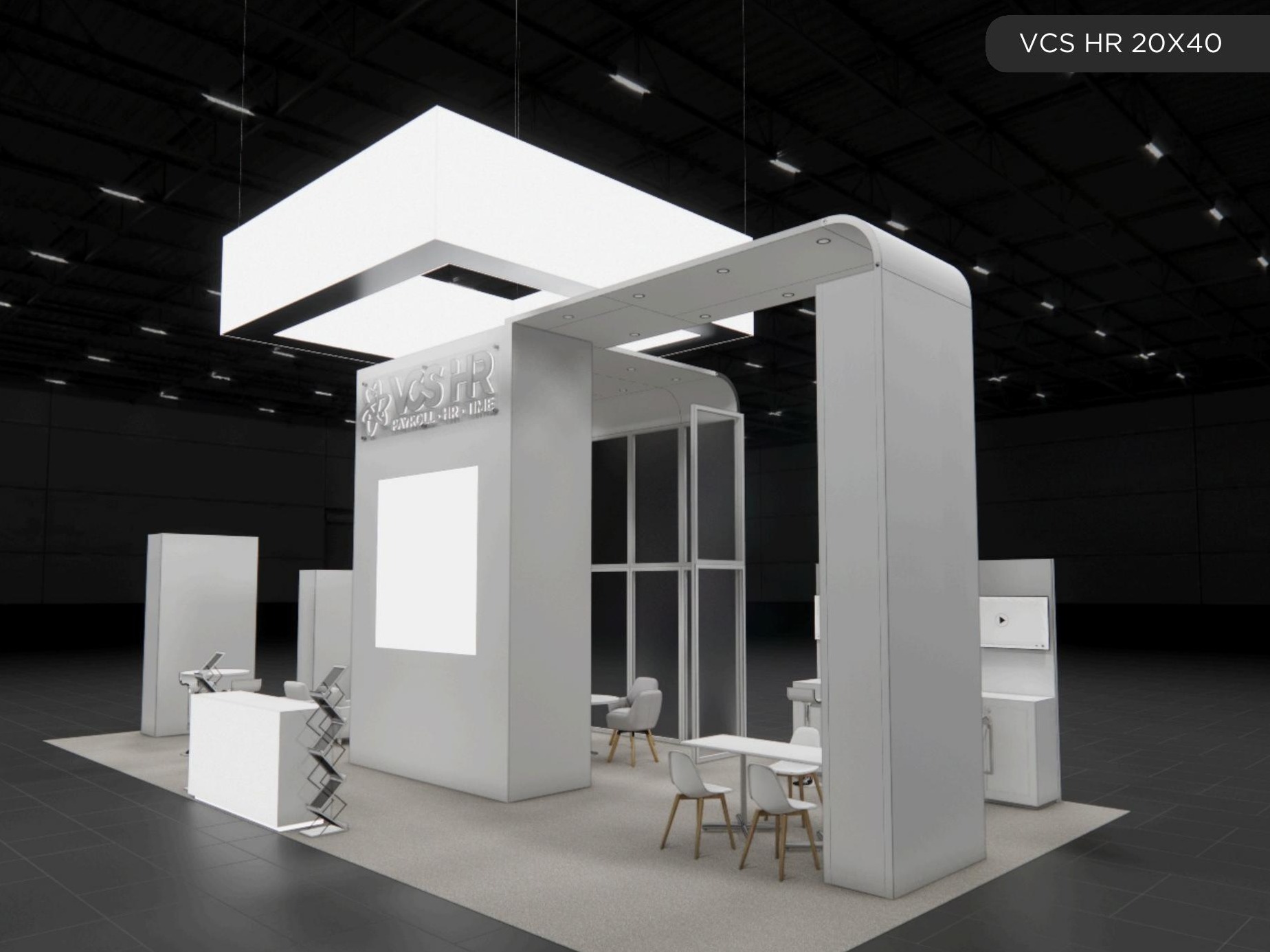 20 x 40 Island Exhibit Rental — NAB Show, Las Vegas — 20x40 20x40 Exhibit Rentals exhibit rental in Las Vegas, primary catalog image