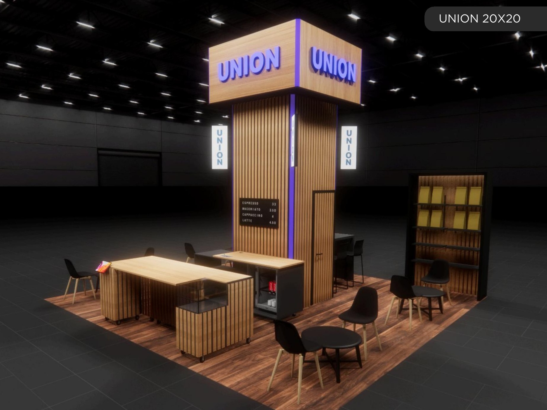 20 x 20 Inline Affordable Exhibit Rental — January Las Vegas consumer technology show in Las Vegas — 20x20 20x20 Exhibit Rentals exhibit rental in Las Vegas, catalog image 2