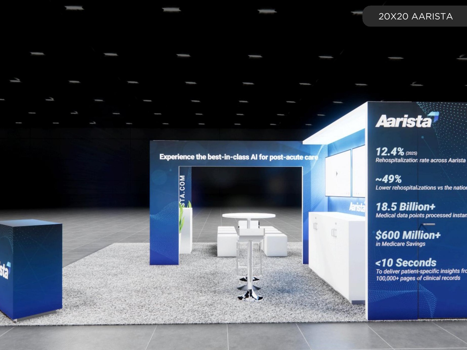 20 x 20 Inline Exhibit Rental — 20x20 20x20 Exhibit Rentals exhibit rental in Las Vegas, catalog image 2