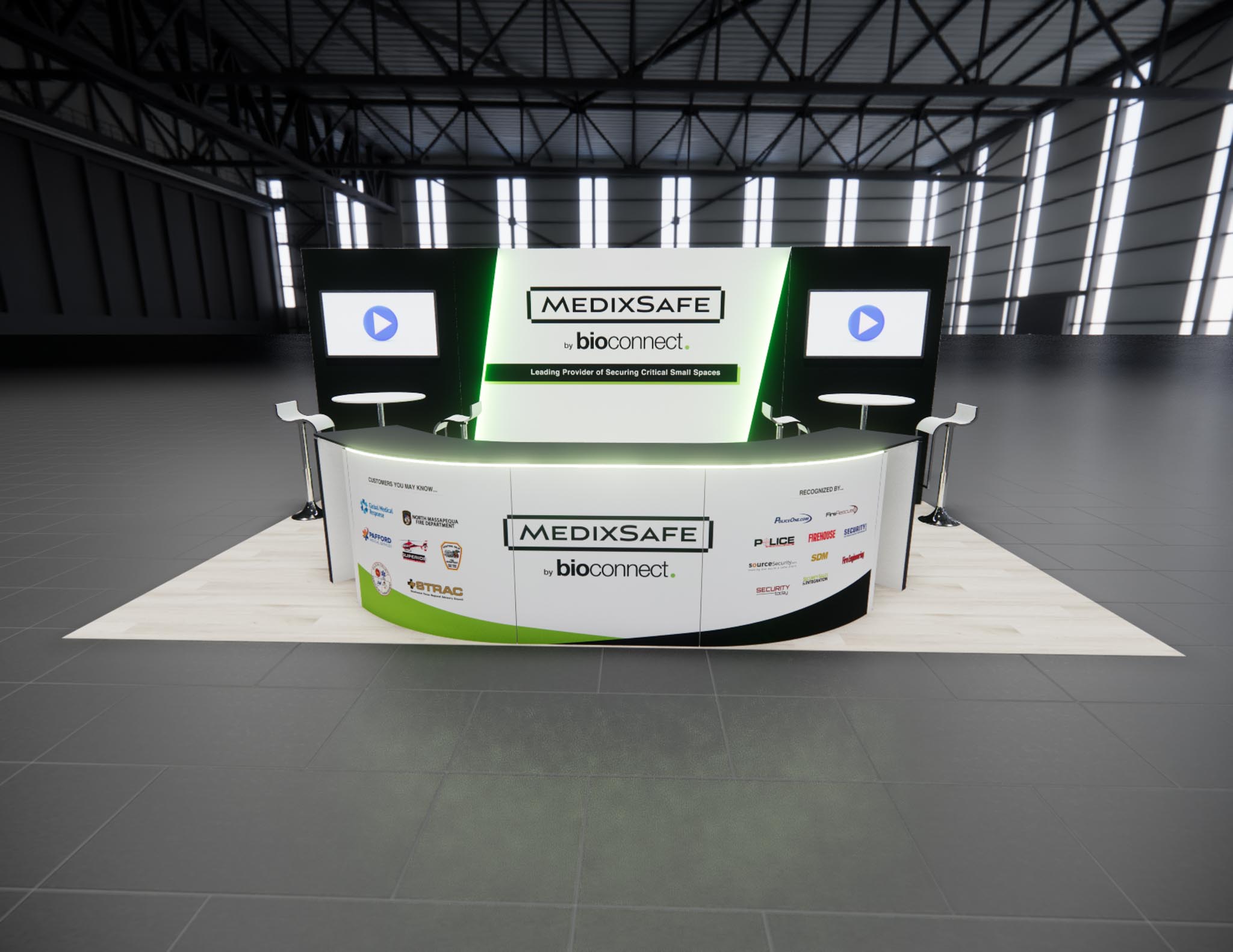 10 x 20 Inline Exhibit Rental — January Las Vegas consumer technology show in Las Vegas — 10x20 10x20 Exhibit Rentals exhibit rental in Las Vegas, primary catalog image