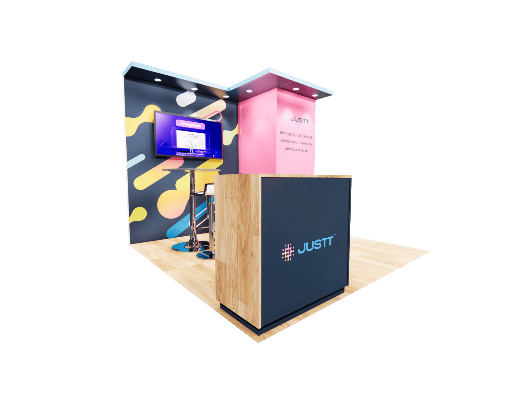 10 x 10 Inline Exhibit Rental — January Las Vegas consumer technology show in Las Vegas — 10x10 10x10 Exhibit Rentals exhibit rental in Las Vegas, catalog image 2