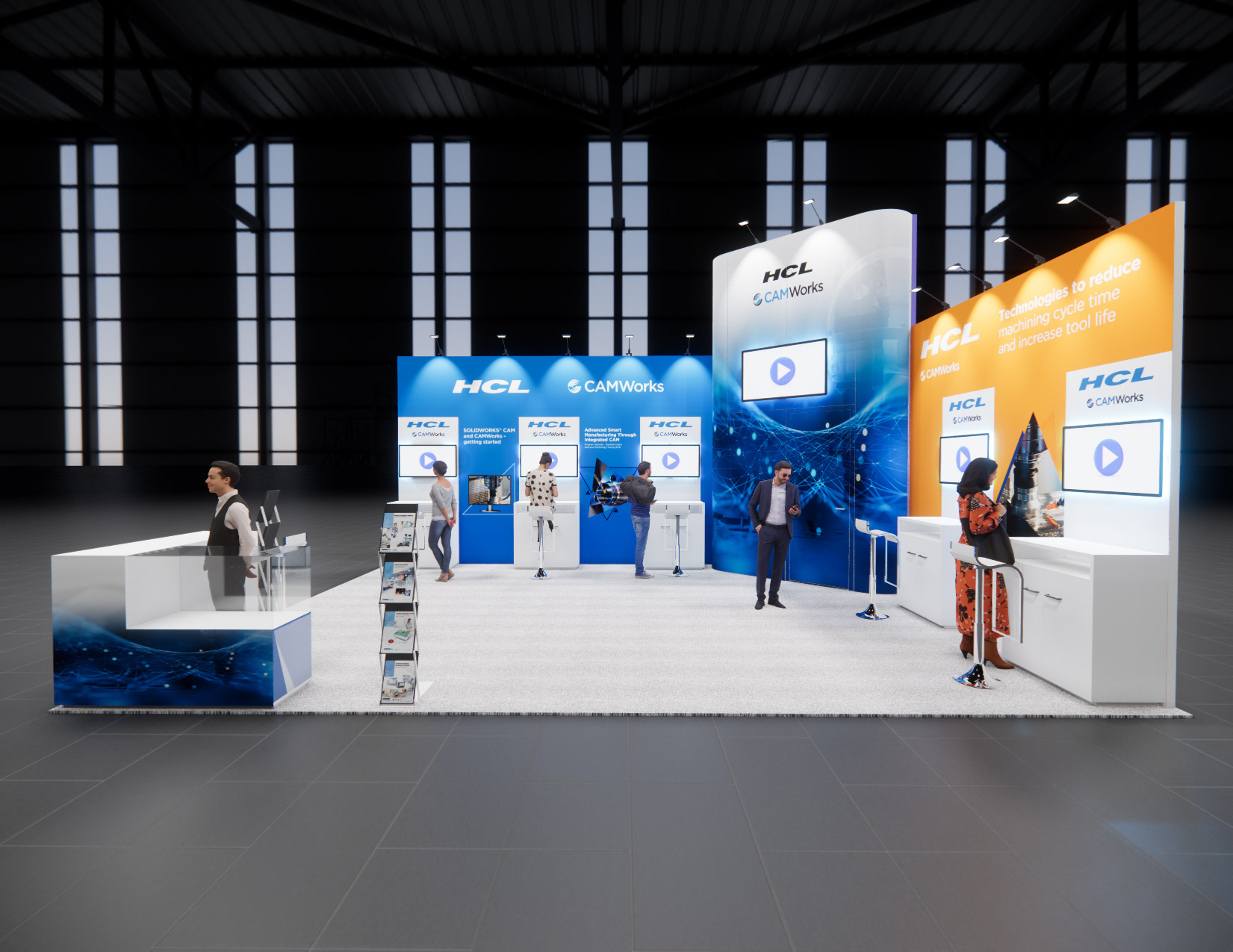 20 x 30 Inline Exhibit Rental — IPPE, Atlanta — 20x30 20x30 Exhibit Rentals exhibit rental in Las Vegas, catalog image 2