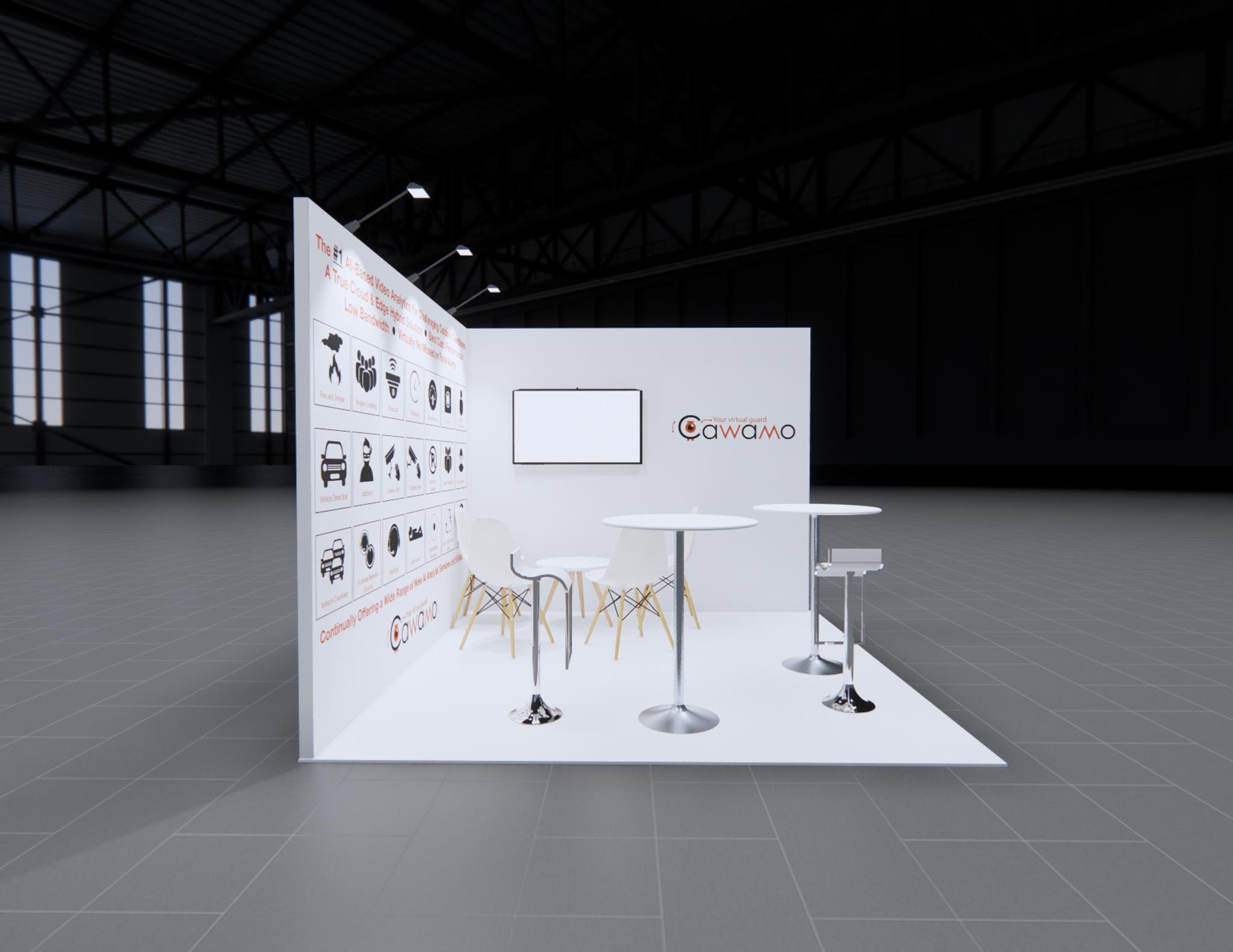 10 x 10 Inline Exhibit Rental — SHOT Show, Las Vegas — 10x10 10x10 Exhibit Rentals exhibit rental in Las Vegas, catalog image 3