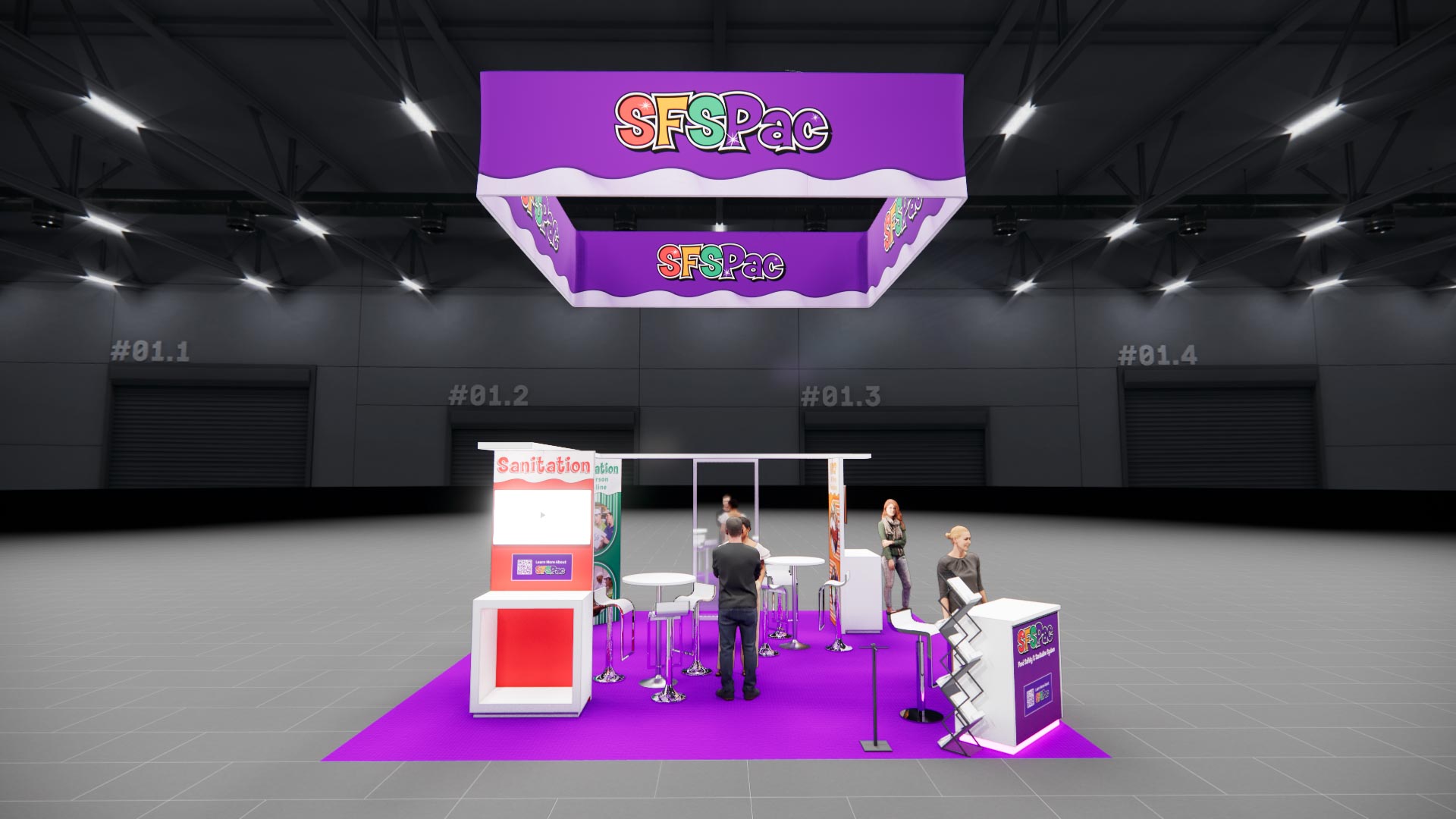 20 x 20 Island Exhibit Rental — 20x20 20x20 Exhibit Rentals exhibit rental in Las Vegas, catalog image 2