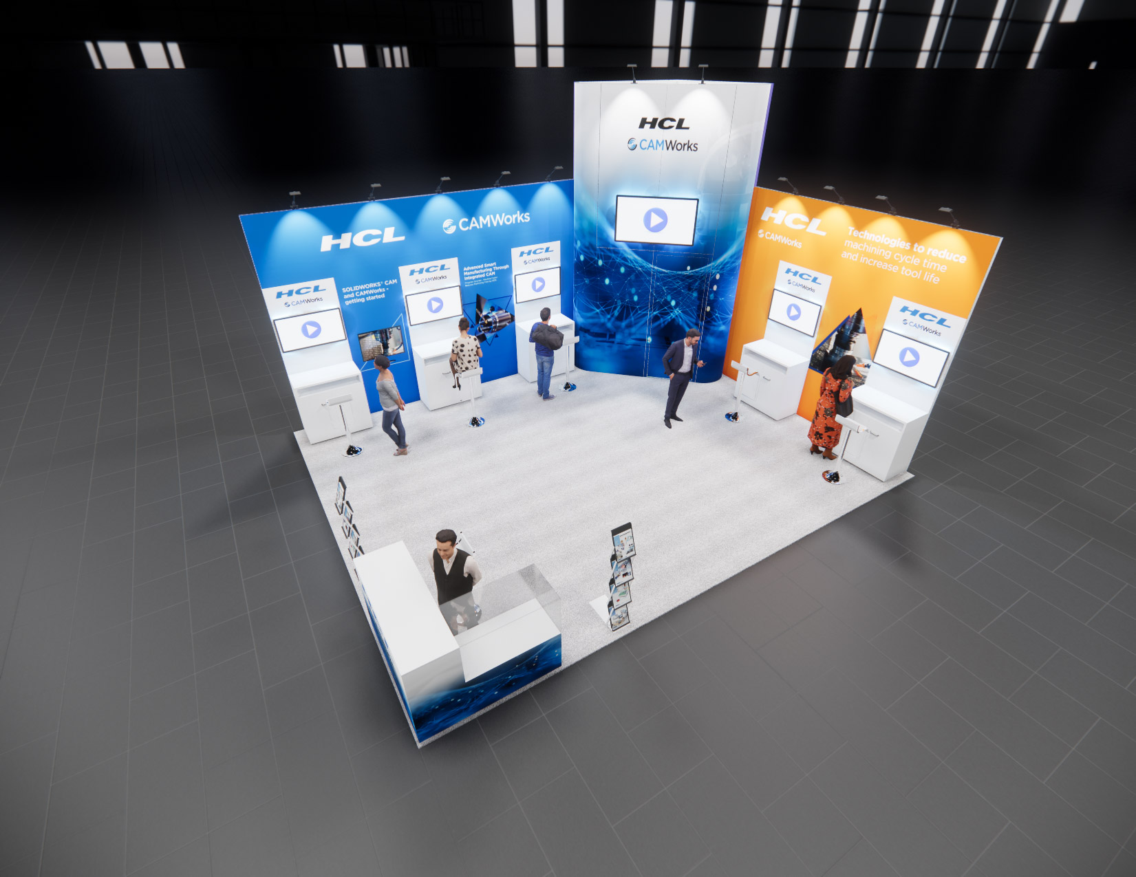 20 x 30 Inline Exhibit Rental — IPPE, Atlanta — 20x30 20x30 Exhibit Rentals exhibit rental in Las Vegas, catalog image 3