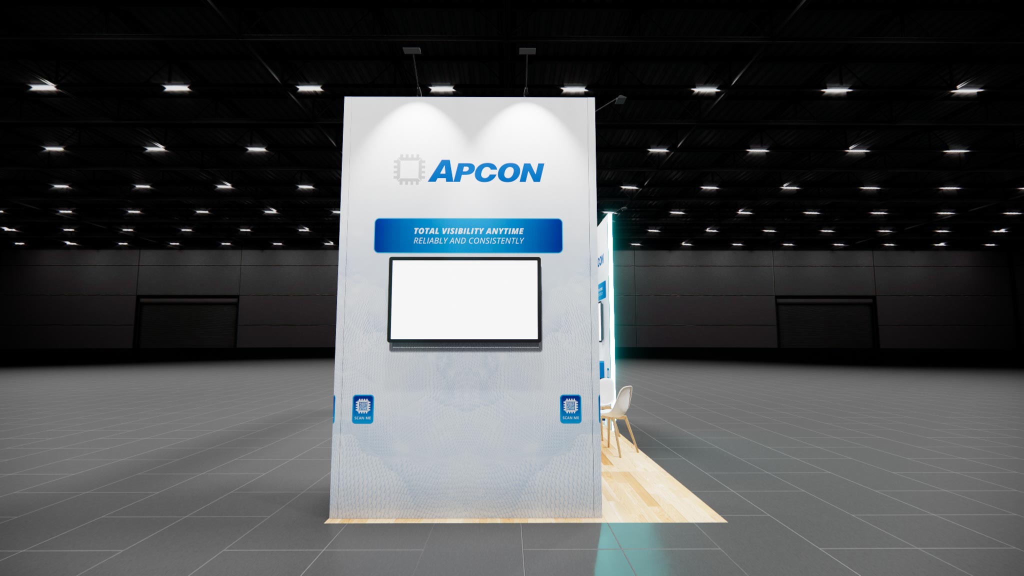 10 x 20 Inline Exhibit Rental — NAB Show, Las Vegas — 10x20 10x20 Exhibit Rentals exhibit rental in Las Vegas, catalog image 3