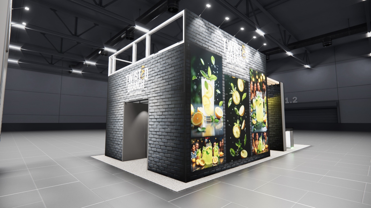 20 x 40 Double-Deck Exhibit Rental — IPPE, Atlanta — 20x40 20x40 Exhibit Rentals exhibit rental in Las Vegas, catalog image 2