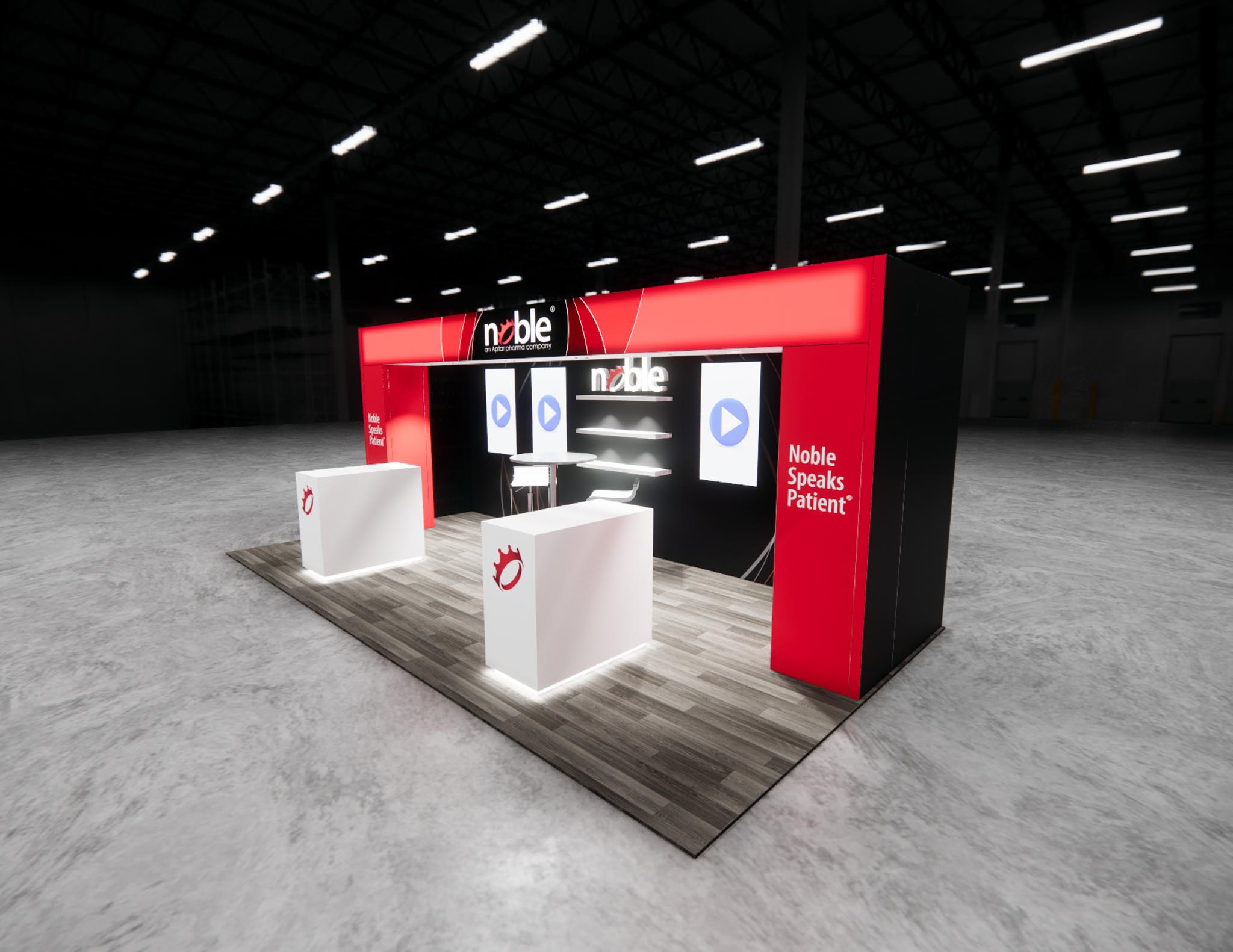 10 x 20 Inline Exhibit Rental — LDI Show, Las Vegas — 10x20 10x20 Exhibit Rentals exhibit rental in Las Vegas, catalog image 3