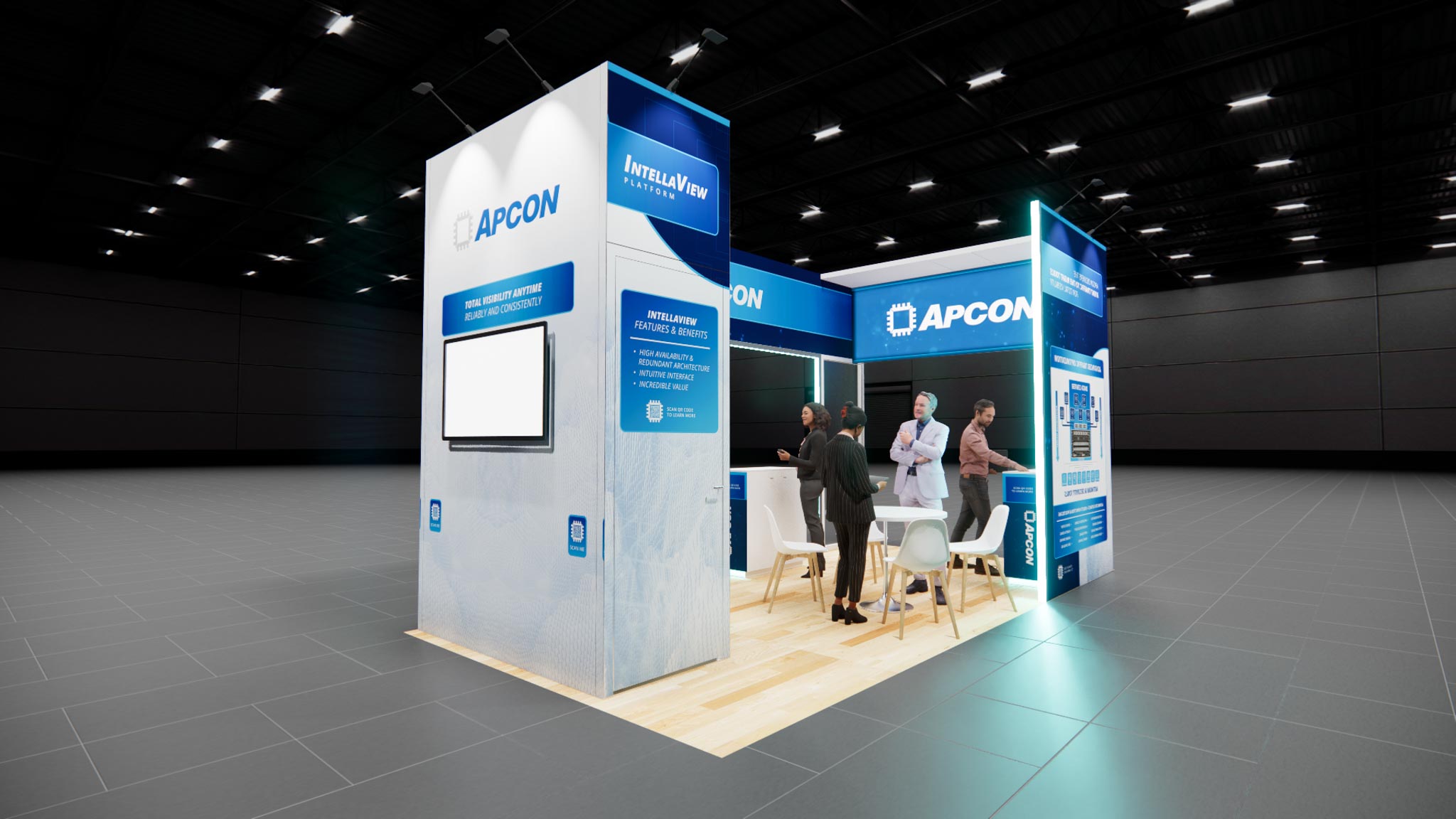 10 x 20 Inline Exhibit Rental — NAB Show, Las Vegas — 10x20 10x20 Exhibit Rentals exhibit rental in Las Vegas, catalog image 4