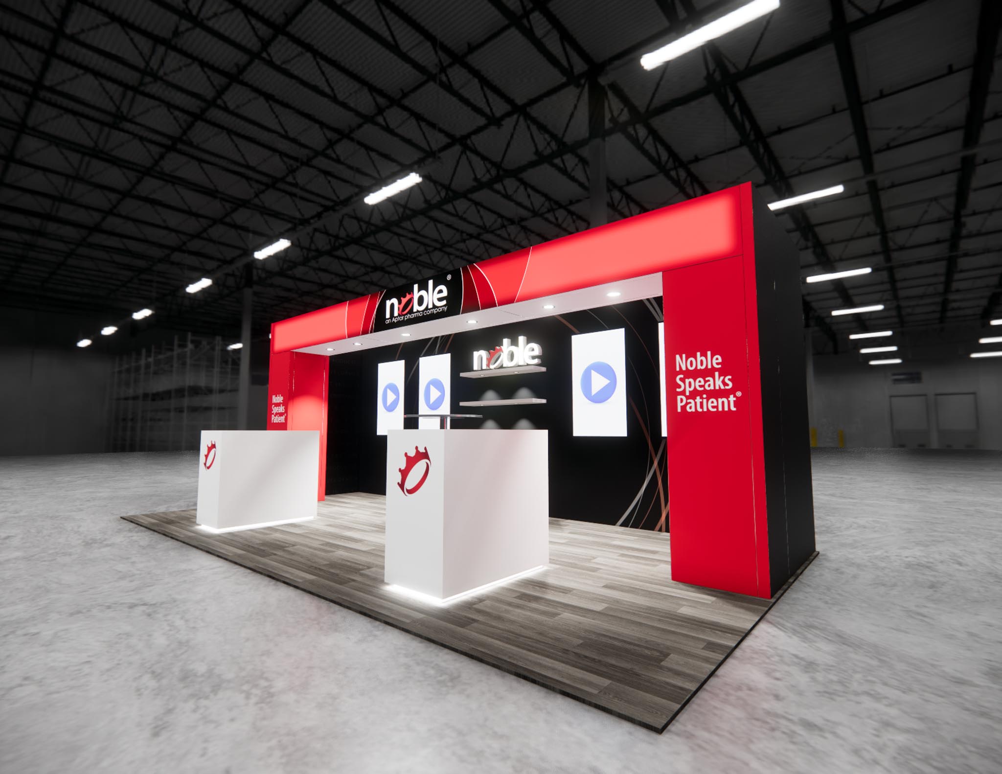 10 x 20 Inline Exhibit Rental — LDI Show, Las Vegas — 10x20 10x20 Exhibit Rentals exhibit rental in Las Vegas, catalog image 2