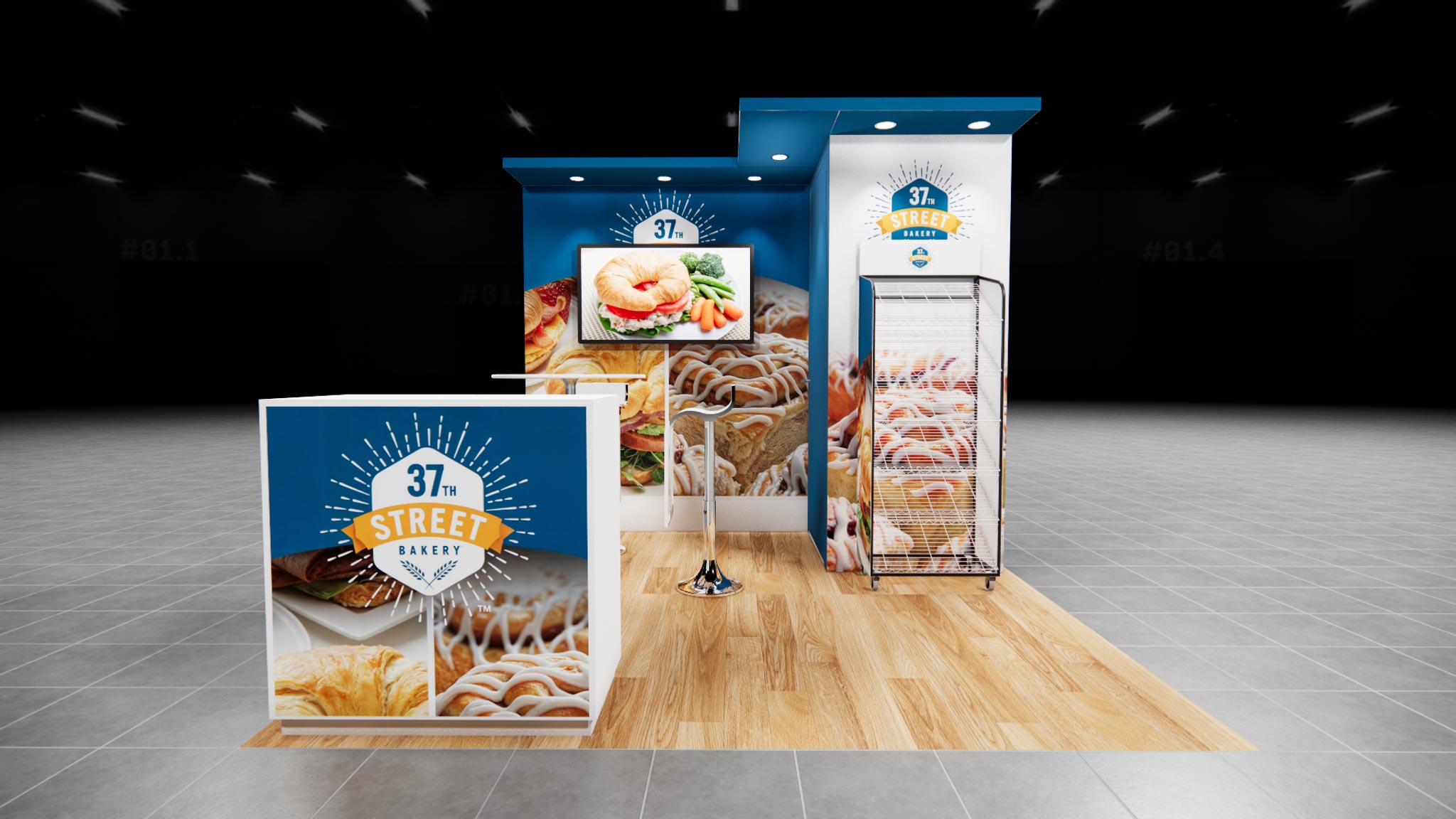 10 x 10 Inline Exhibit Rental — SupplySide Global, Las Vegas — 10x10 10x10 Exhibit Rentals exhibit rental in Las Vegas, primary catalog image