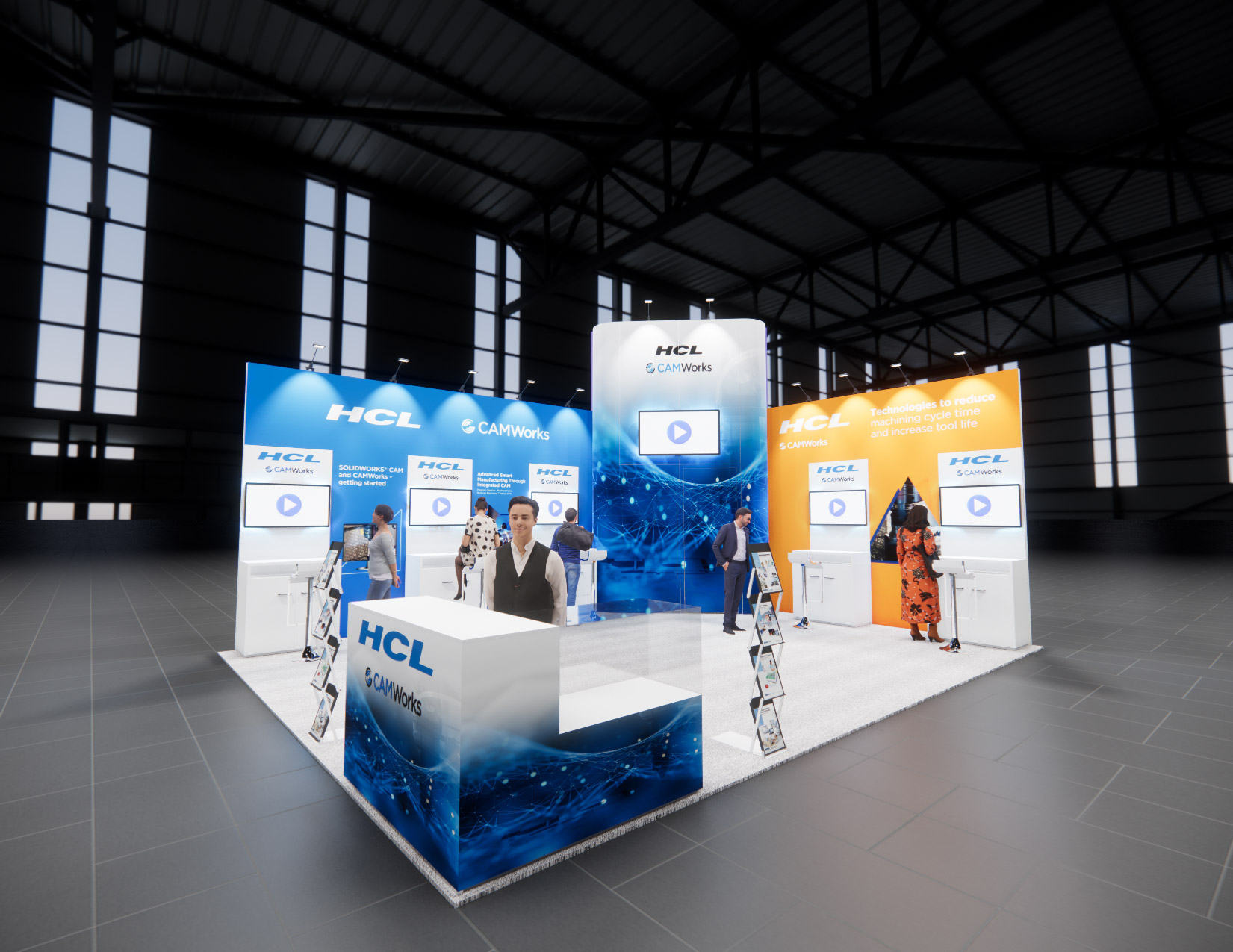 20 x 30 Inline Exhibit Rental — IPPE, Atlanta — 20x30 20x30 Exhibit Rentals exhibit rental in Las Vegas, primary catalog image