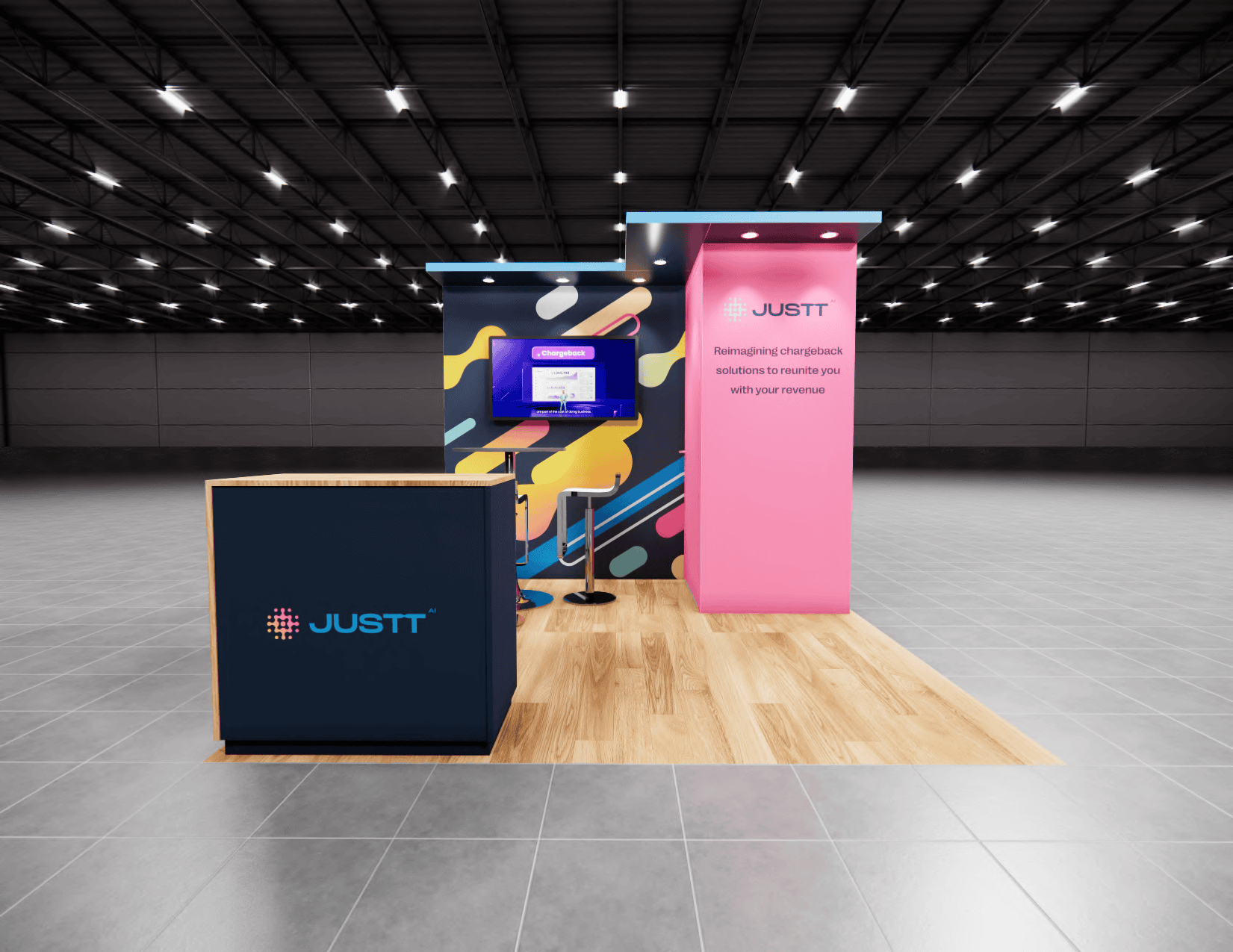 10 x 10 Inline Exhibit Rental — January Las Vegas consumer technology show in Las Vegas — 10x10 10x10 Exhibit Rentals exhibit rental in Las Vegas, primary catalog image