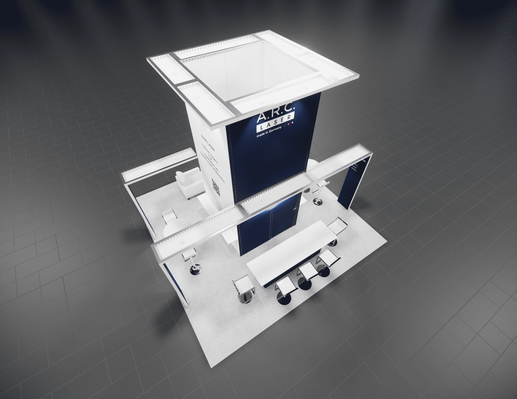 20 x 20 Island Exhibit Rental — HR Technology Conference, Las Vegas — 20x20 20x20 Exhibit Rentals exhibit rental in Las Vegas, catalog image 3