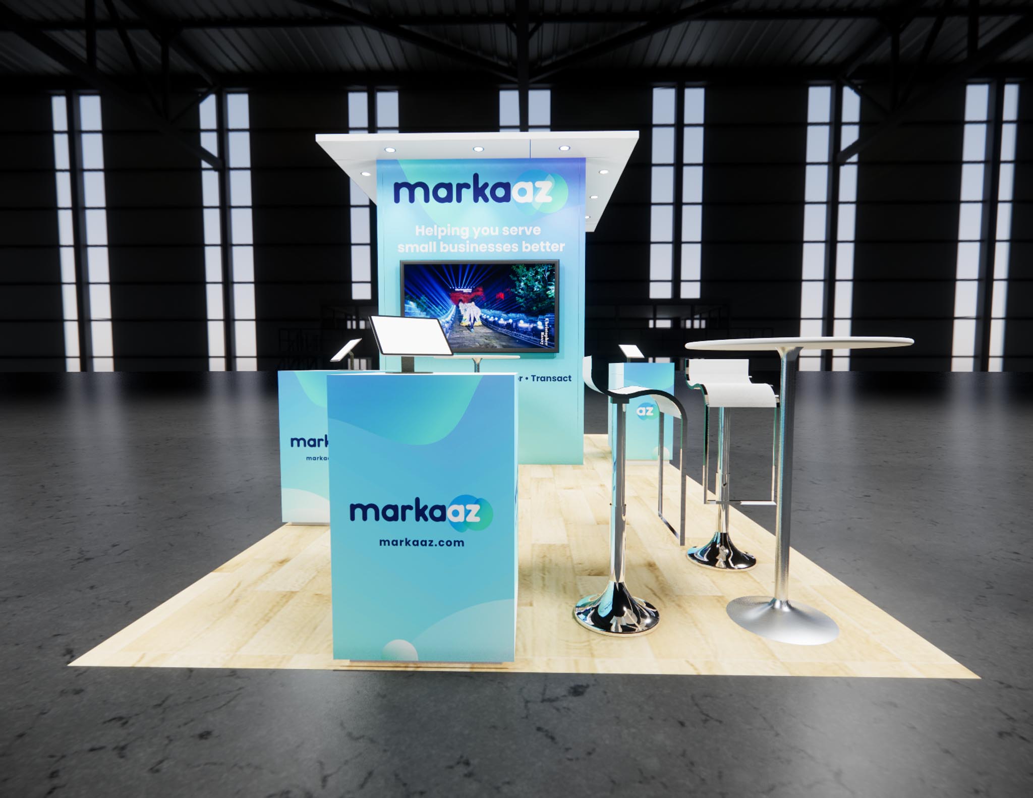10 x 20 Inline Exhibit Rental — 10x20 10x20 Exhibit Rentals exhibit rental in Las Vegas, primary catalog image