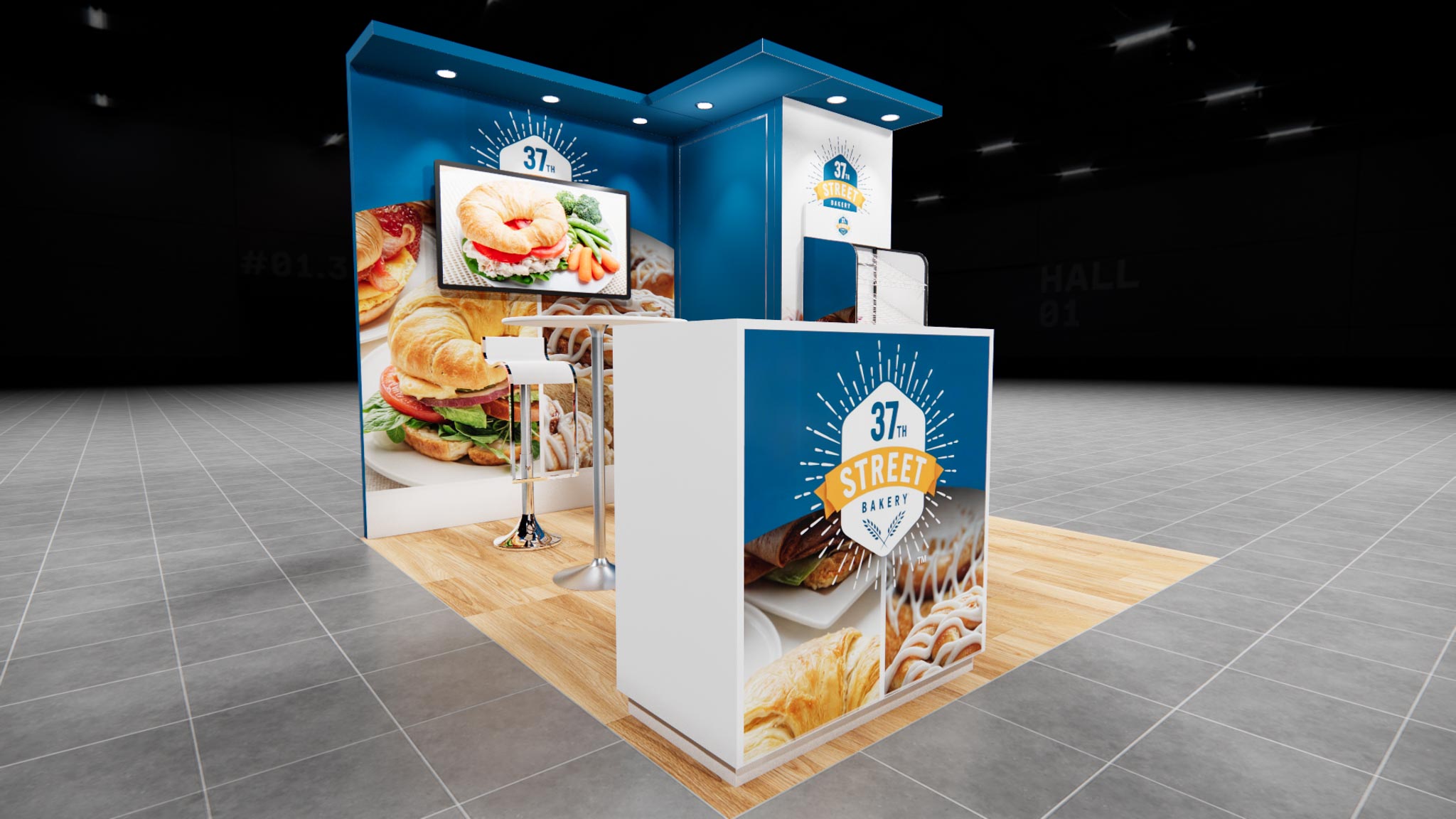 10 x 10 Inline Exhibit Rental — SupplySide Global, Las Vegas — 10x10 10x10 Exhibit Rentals exhibit rental in Las Vegas, catalog image 3