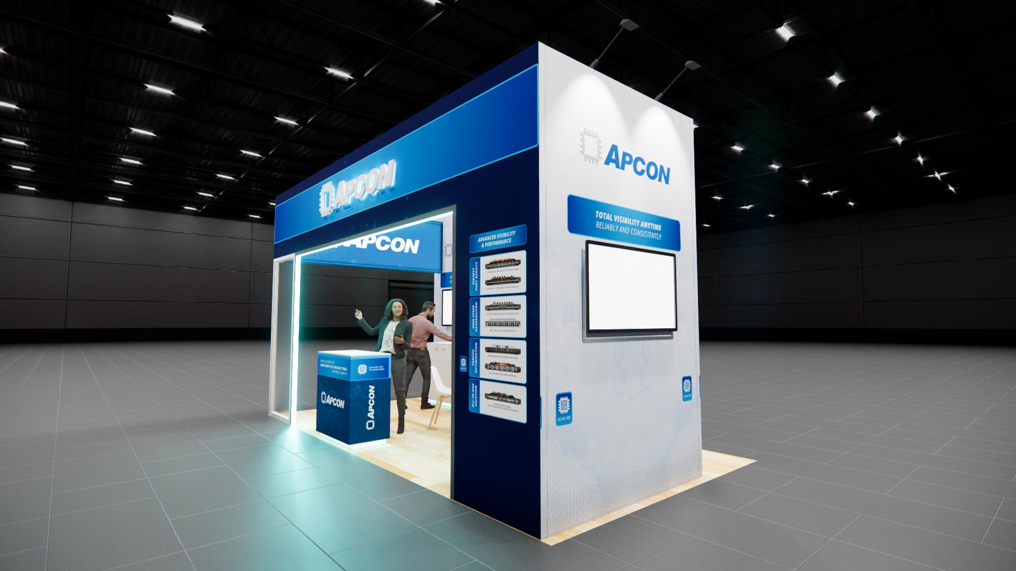 10 x 20 Inline Exhibit Rental — NAB Show, Las Vegas — 10x20 10x20 Exhibit Rentals exhibit rental in Las Vegas, catalog image 2