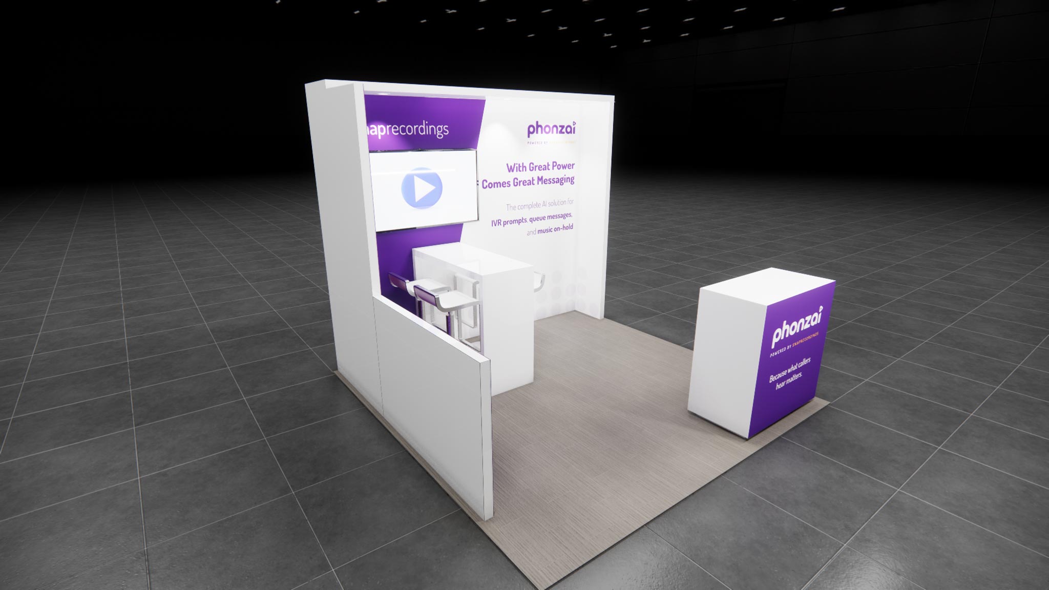 10 x 10 Inline Exhibit Rental — LDI Show, Las Vegas — 10x10 10x10 Exhibit Rentals exhibit rental in Las Vegas, catalog image 3