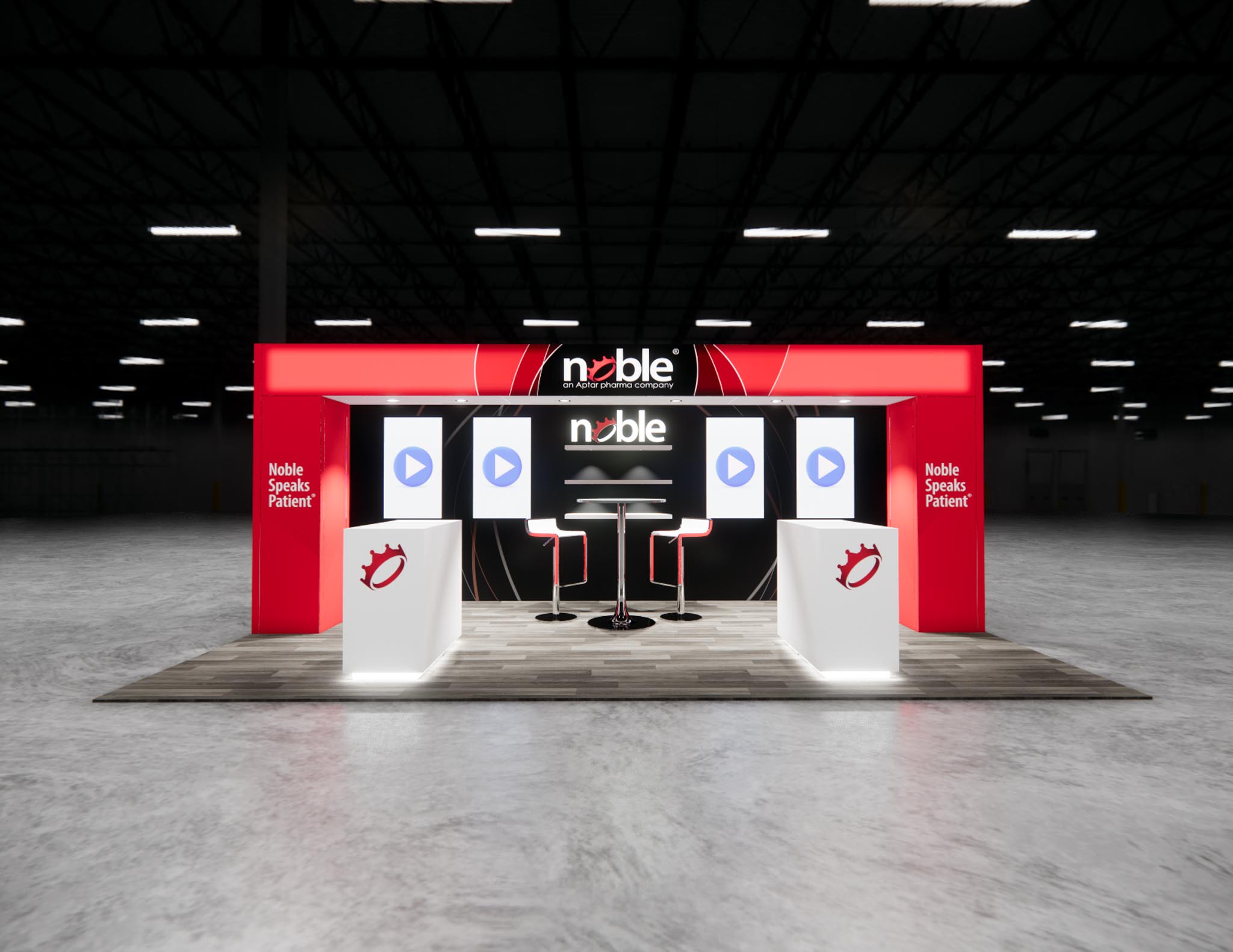 10 x 20 Inline Exhibit Rental — LDI Show, Las Vegas — 10x20 10x20 Exhibit Rentals exhibit rental in Las Vegas, primary catalog image