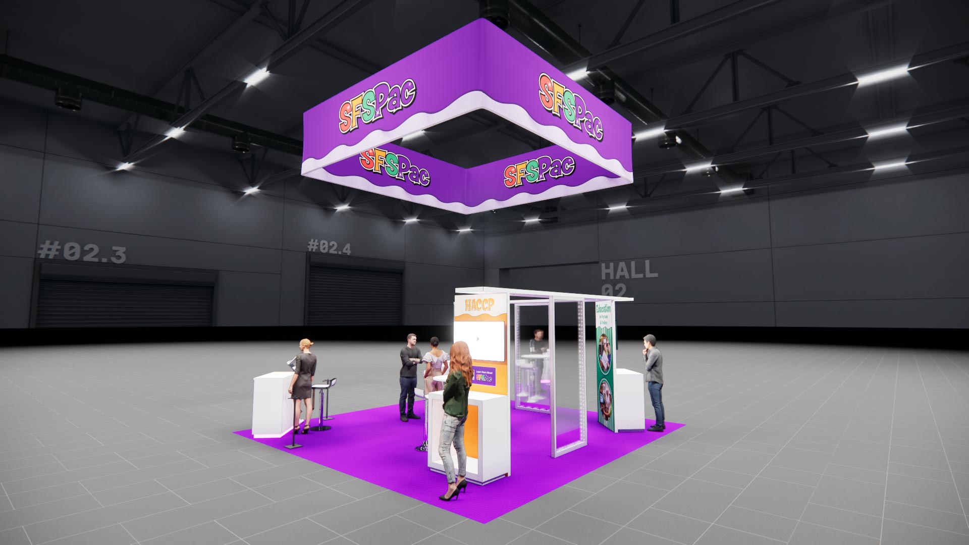 20 x 20 Island Exhibit Rental — 20x20 20x20 Exhibit Rentals exhibit rental in Las Vegas, catalog image 4