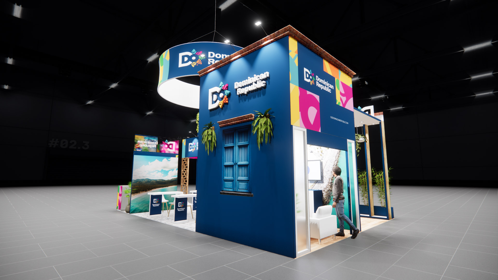 20 x 40 Island Exhibit Rental — IPPE, Atlanta — 20x40 20x40 Exhibit Rentals exhibit rental in Las Vegas, catalog image 4