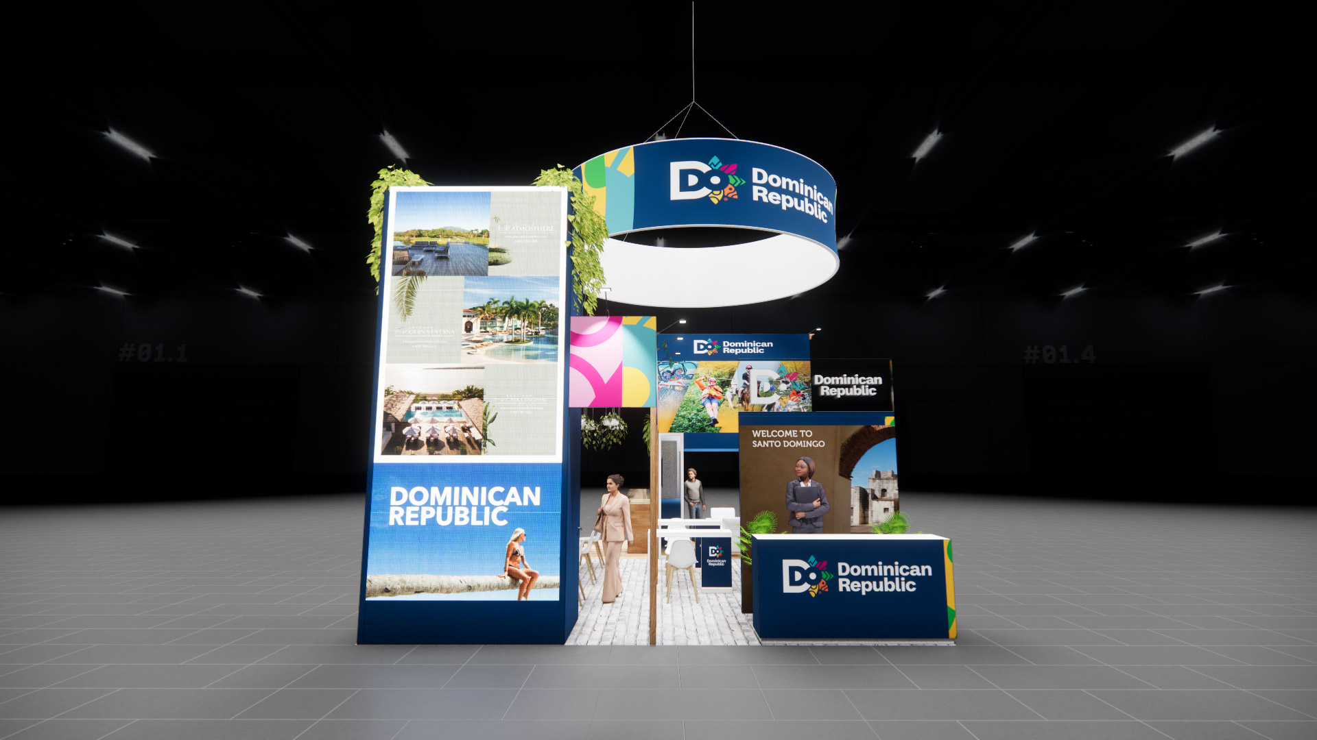 20 x 40 Island Exhibit Rental — IPPE, Atlanta — 20x40 20x40 Exhibit Rentals exhibit rental in Las Vegas, catalog image 2