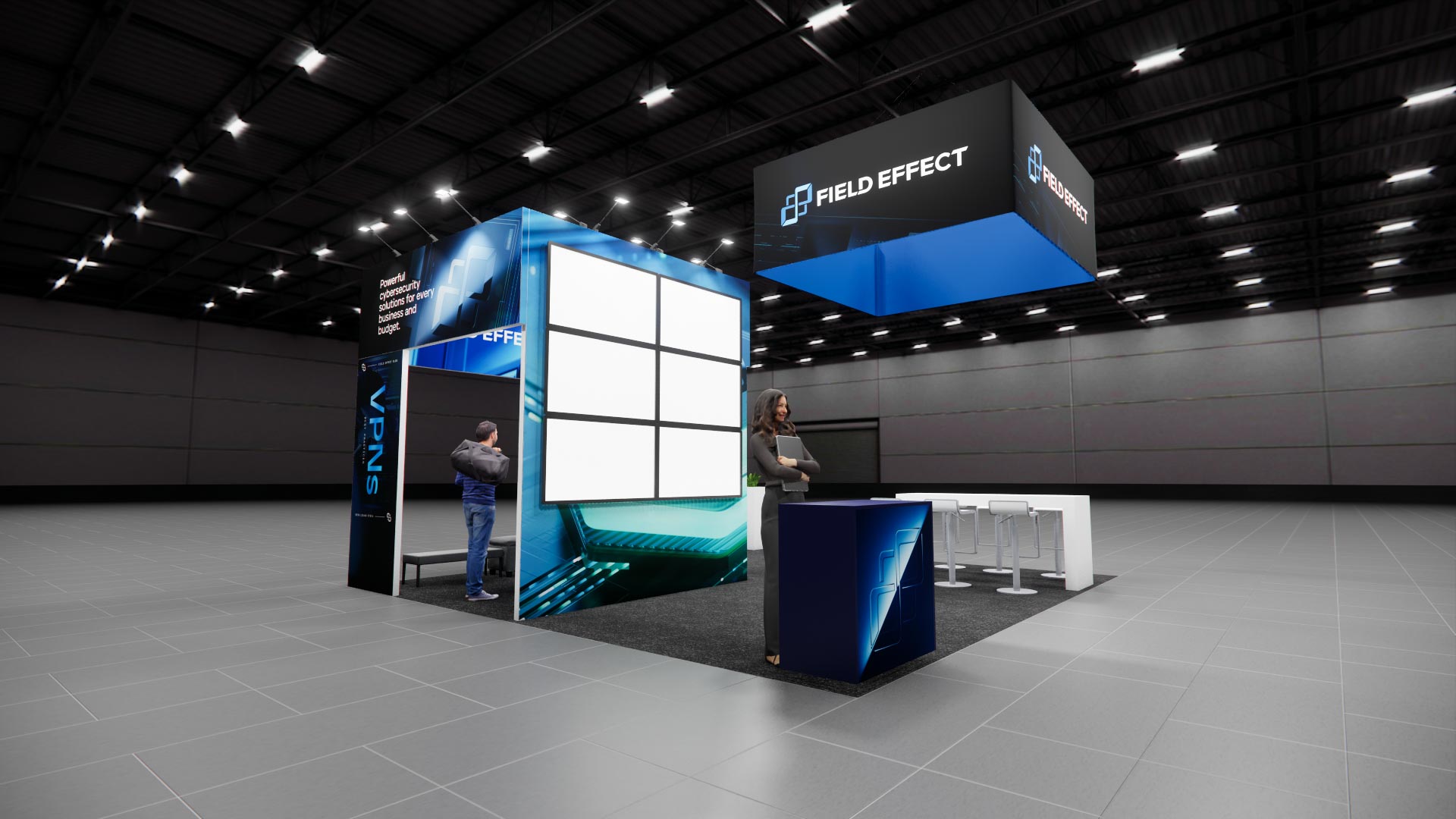 20 x 20 Island Exhibit Rental — January Las Vegas consumer technology show in Las Vegas — 20x20 20x20 Exhibit Rentals exhibit rental in Las Vegas, catalog image 2