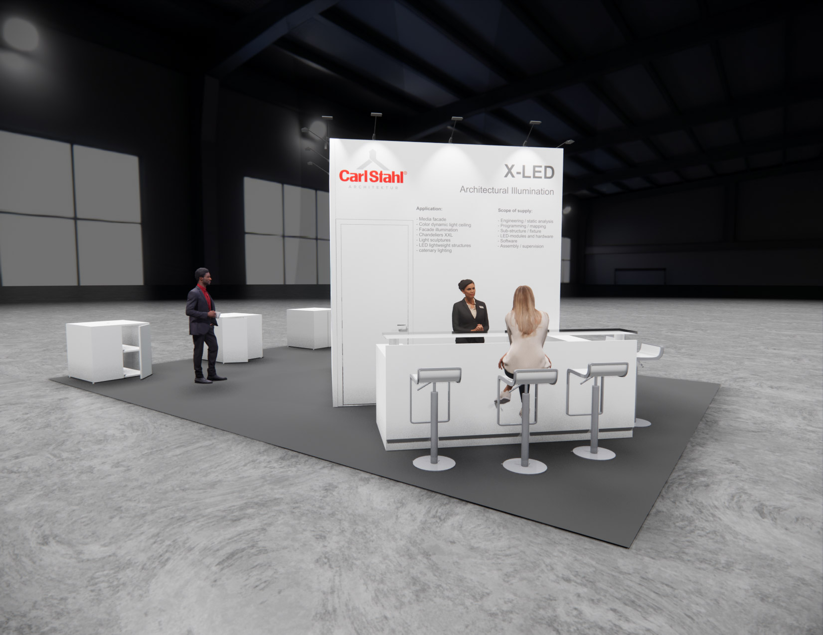 20 x 30 Island Exhibit Rental — 20x30 20x30 Exhibit Rentals exhibit rental in Las Vegas, catalog image 2