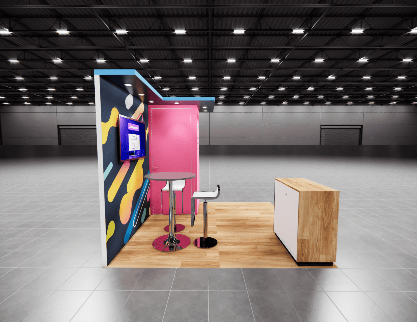 10 x 10 Inline Exhibit Rental — January Las Vegas consumer technology show in Las Vegas — 10x10 10x10 Exhibit Rentals exhibit rental in Las Vegas, catalog image 3