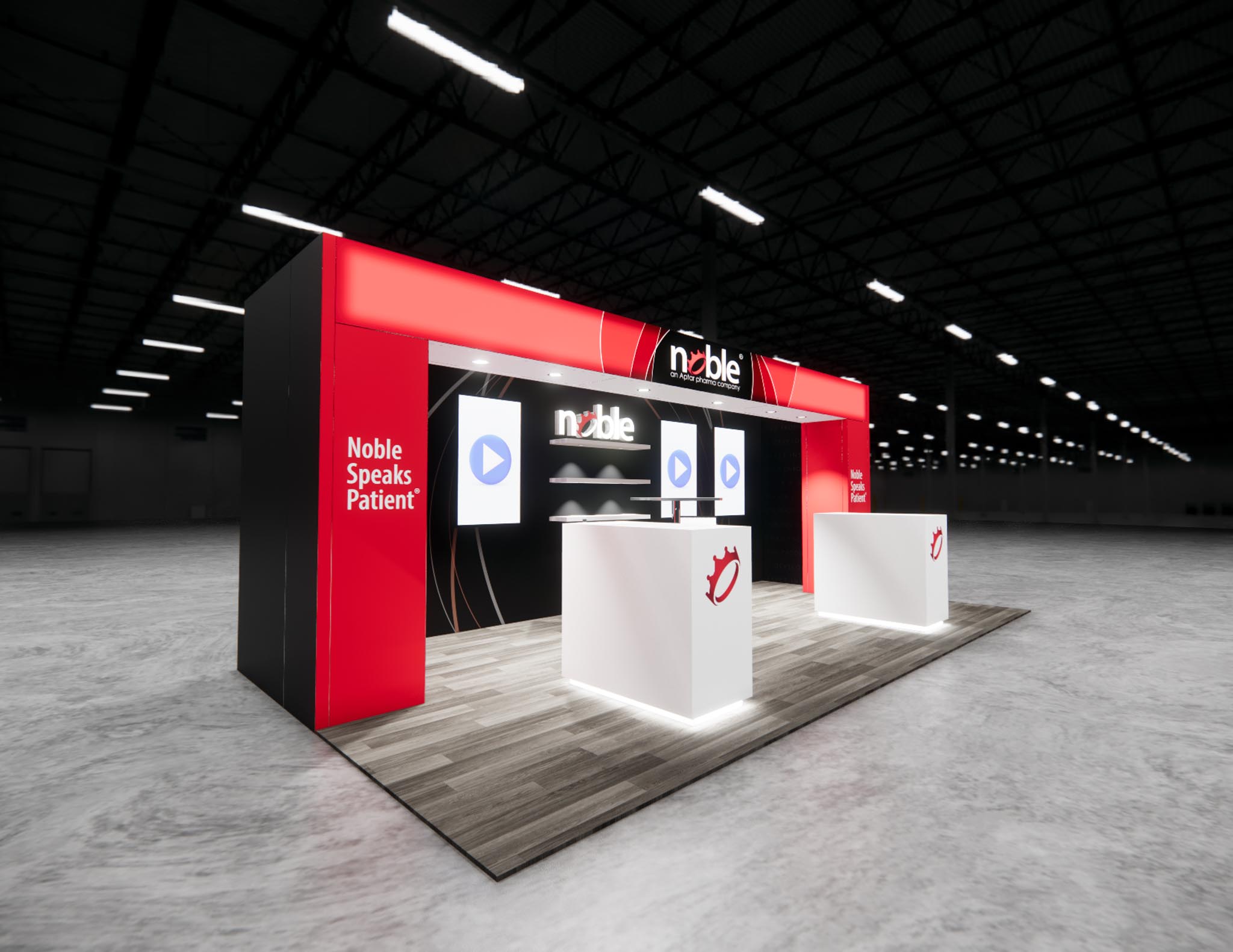10 x 20 Inline Exhibit Rental — LDI Show, Las Vegas — 10x20 10x20 Exhibit Rentals exhibit rental in Las Vegas, catalog image 4