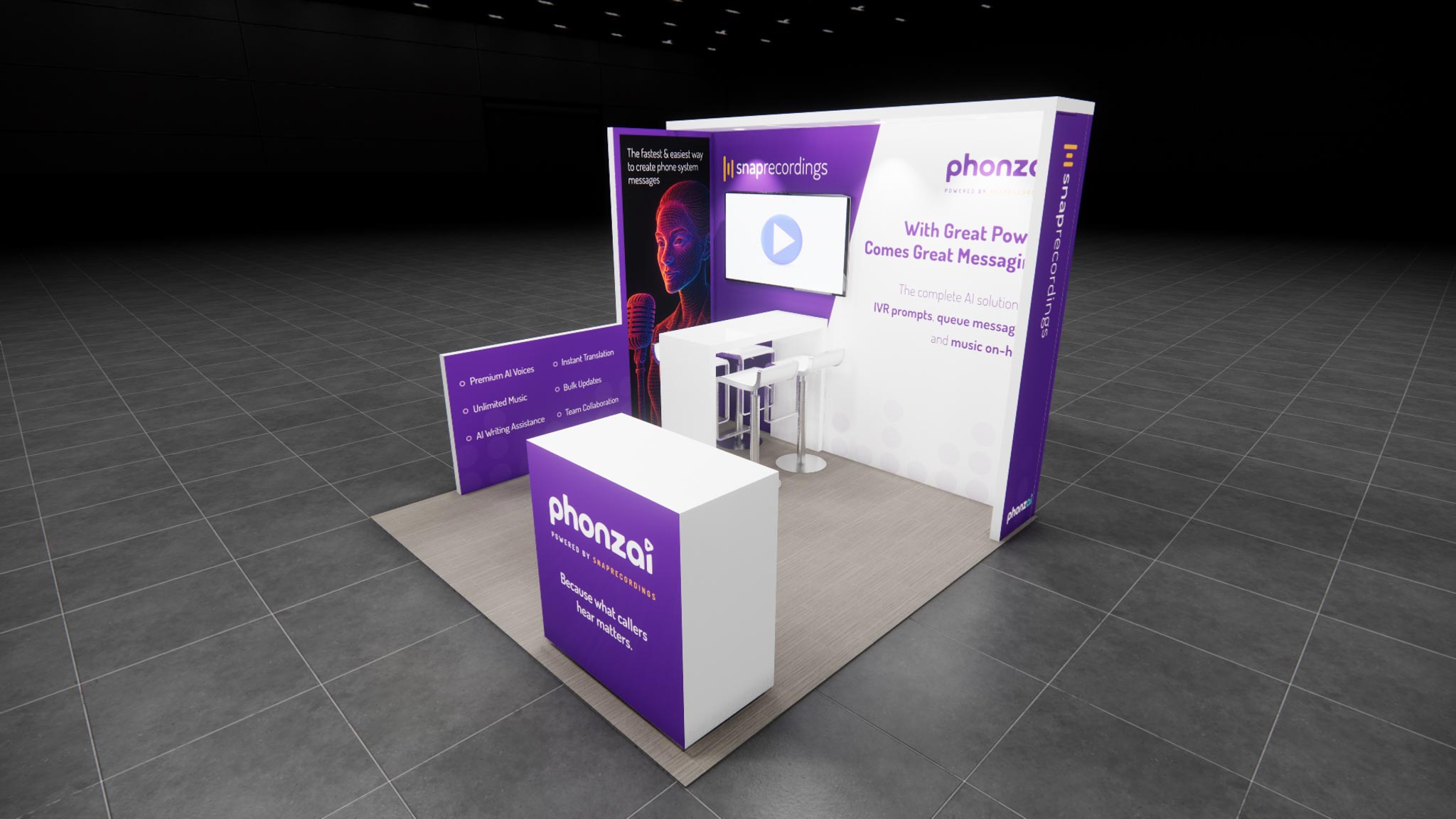 10 x 10 Inline Exhibit Rental — LDI Show, Las Vegas — 10x10 10x10 Exhibit Rentals exhibit rental in Las Vegas, catalog image 2