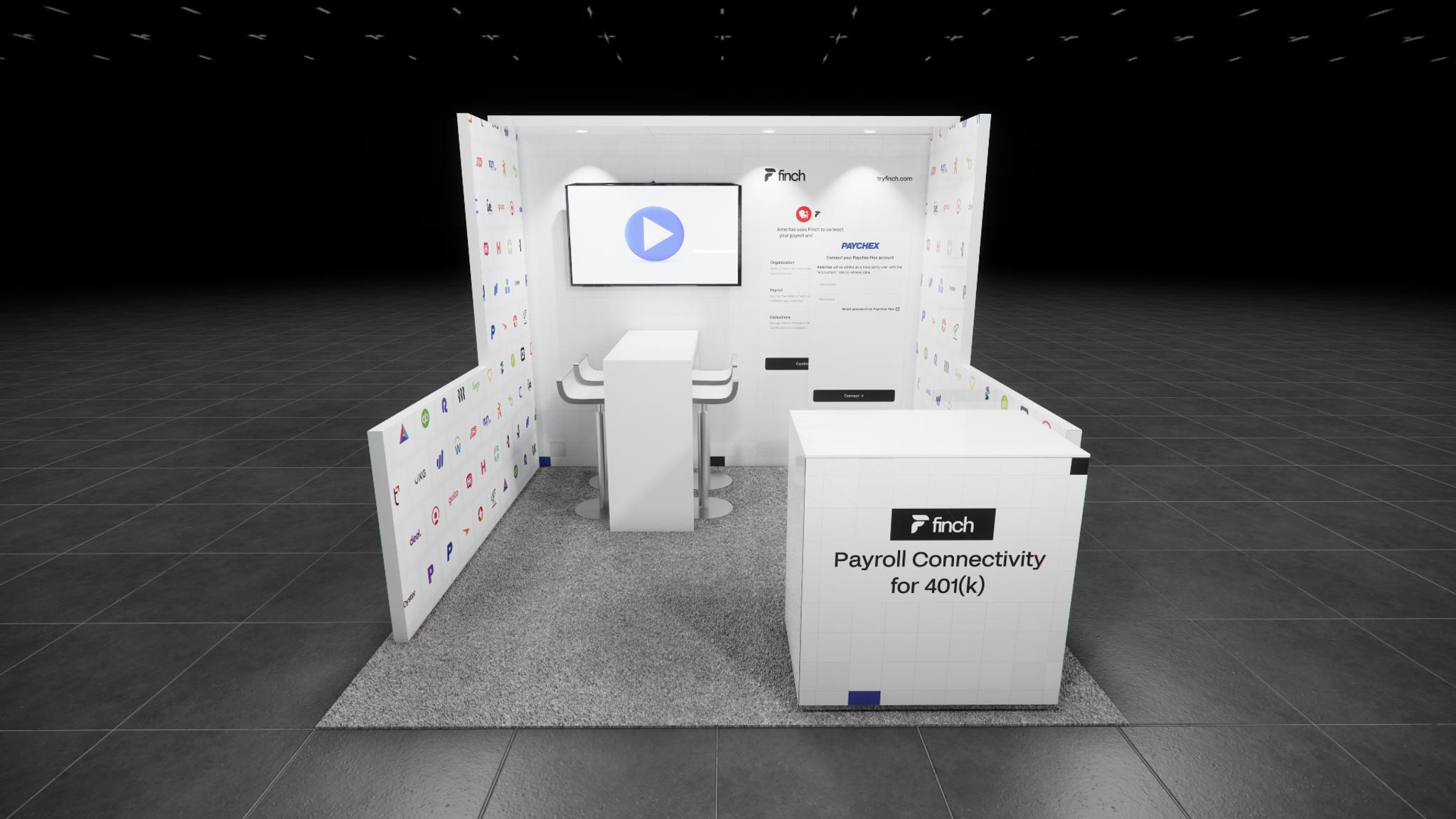 10 x 10 Inline Exhibit Rental — AAPEX, Las Vegas — 10x10 10x10 Exhibit Rentals exhibit rental in Las Vegas, primary catalog image