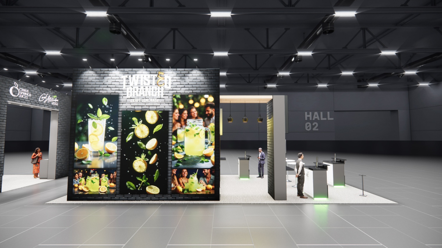 20 x 40 Double-Deck Exhibit Rental — IPPE, Atlanta — 20x40 20x40 Exhibit Rentals exhibit rental in Las Vegas, catalog image 3