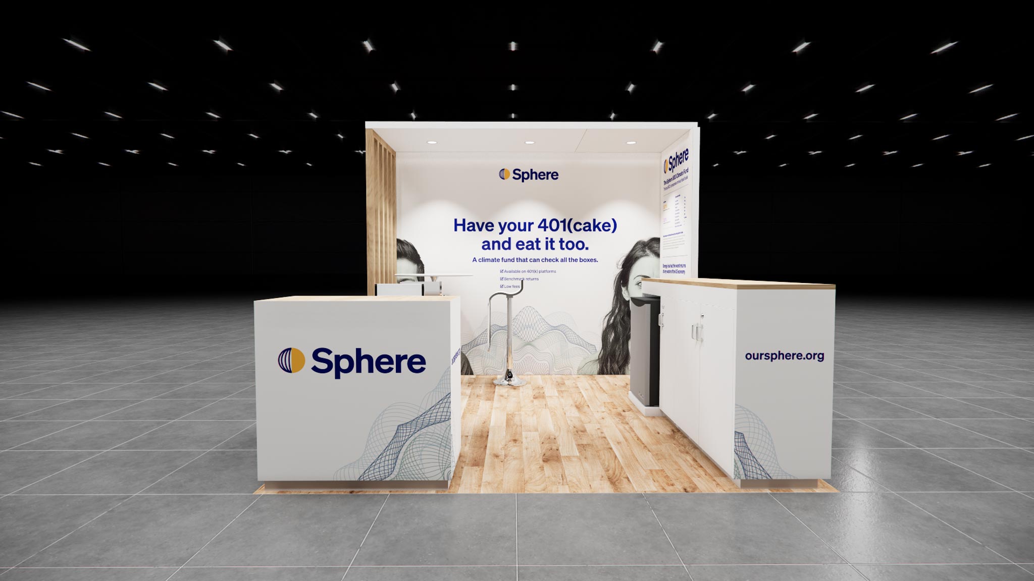 10 x 10 Inline Exhibit Rental — NAB Show, Las Vegas — 10x10 10x10 Exhibit Rentals exhibit rental in Las Vegas, primary catalog image