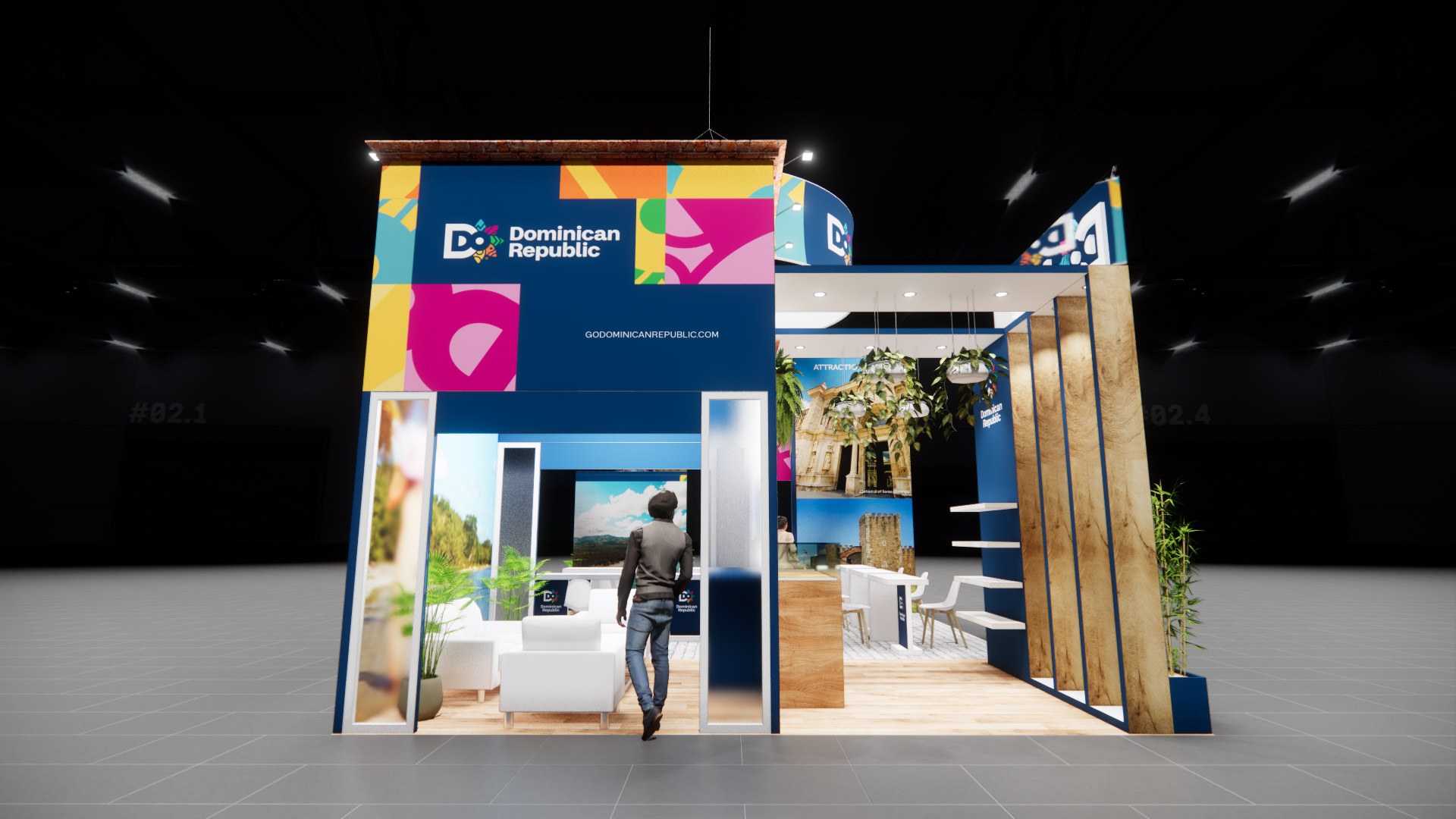 20 x 40 Island Exhibit Rental — IPPE, Atlanta — 20x40 20x40 Exhibit Rentals exhibit rental in Las Vegas, catalog image 5